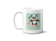Personalised Name Panda Cute Coffee Tea Mug Gift 11oz Mug + Coaster