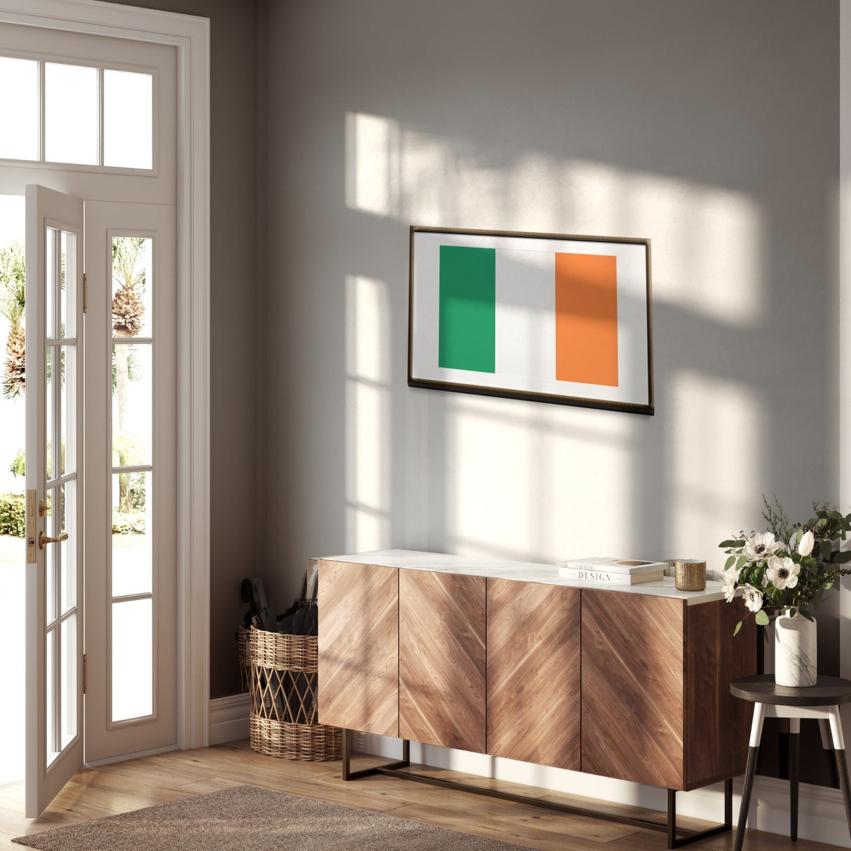 Irish Flag Ireland Design Custom Wall Art Poster - Picture Print & Gift Decor