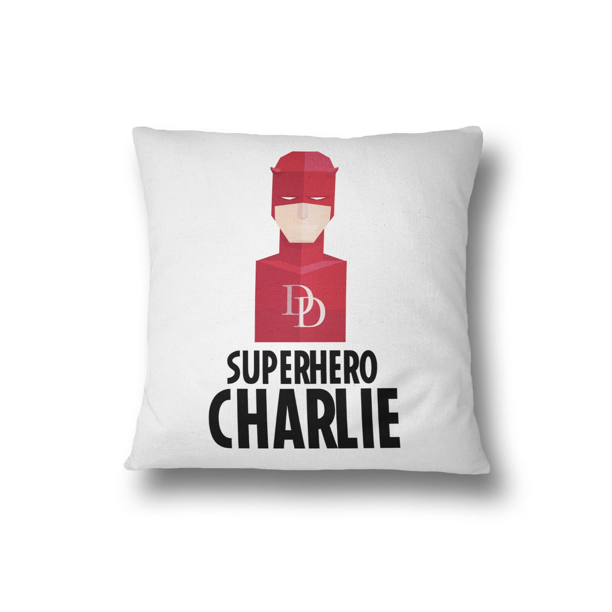 Superhero Personalised Name Kids Boys Soft Filled Cushion Bedroom Decoration