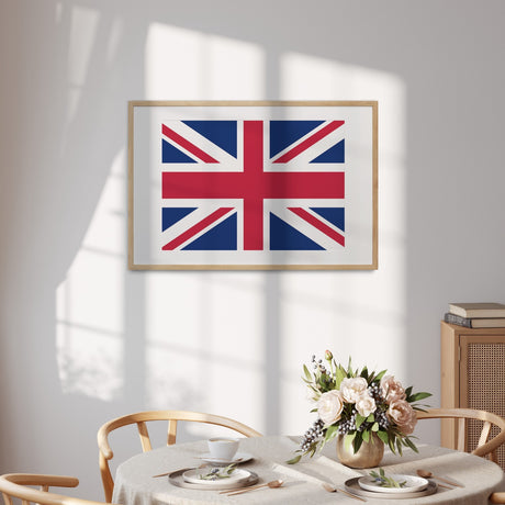 GB Flag Union Jack Flag Custom Printed Wall Art Poster custom Street Style Print