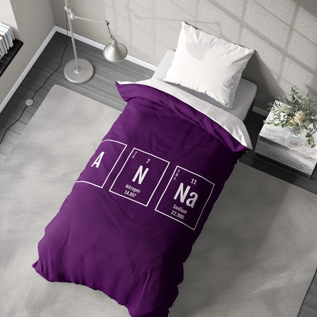 Personalised Science Chemical Periodic Soft Single Size Novelty Bed Duvet Cover