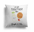 We Go Together Milk + Cookies Valentines Love Cheeky Square Filled Cushion Decor