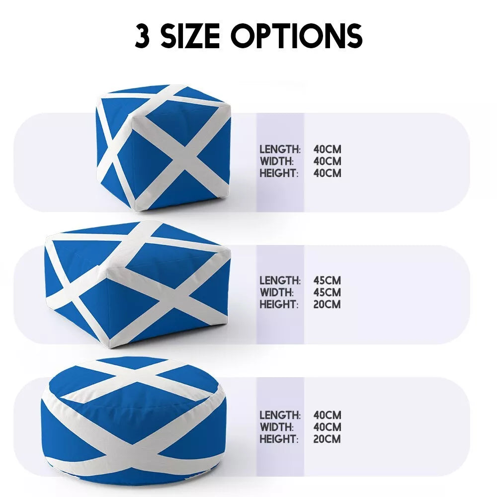 Scotland Scottish Flag Pouffe
