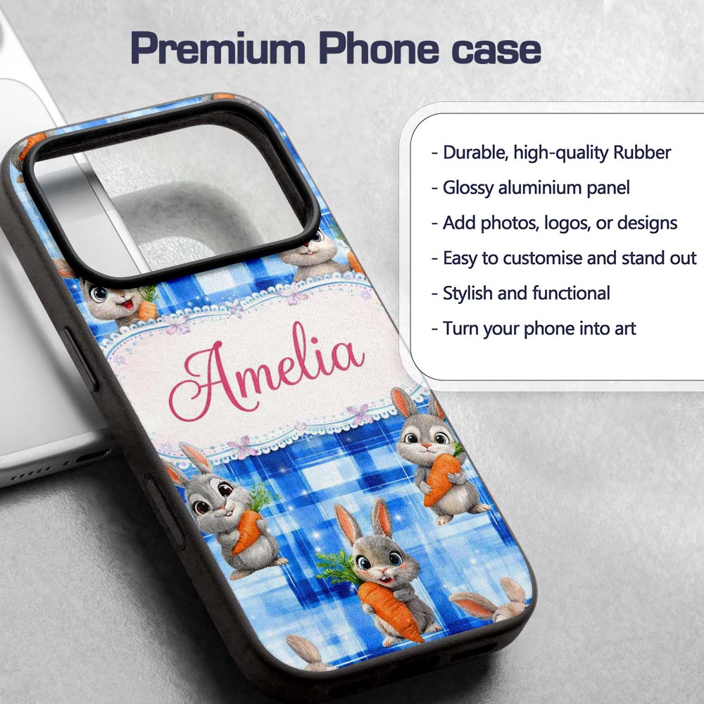 Watercolor Iridescent Beetle Butterfly Insect Custom Name Protective Phone Case Mobile Cover Durable Everyday Smartphone Shock Resistant