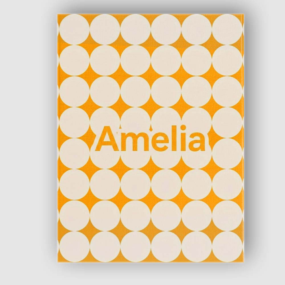 Personalised Name Warm Mustard Background Custom Unique Gift Idea Elegant Feature Canvas Wall Art Print Decor Picture Ready to Hang