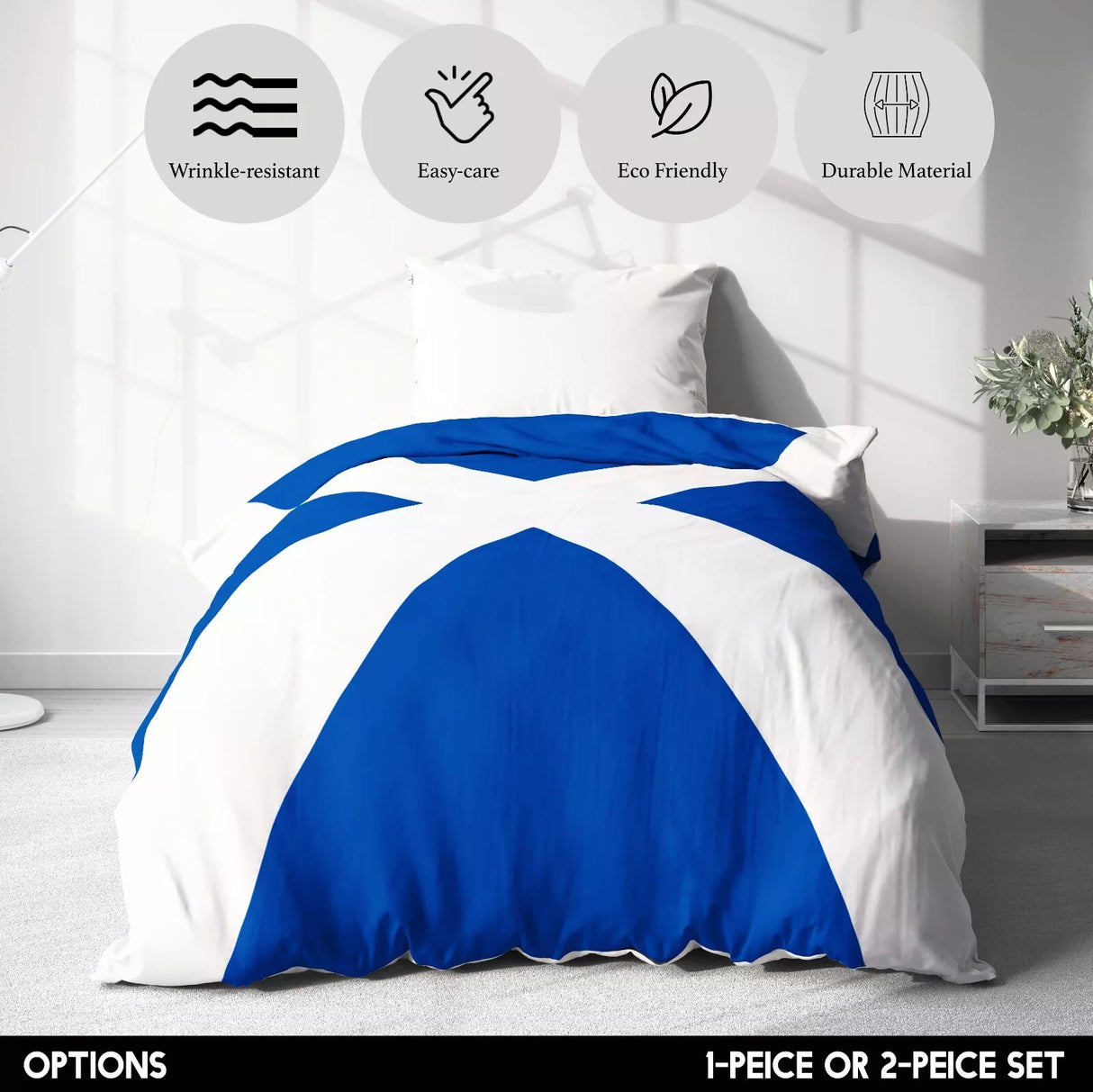 Scotland Scottish Flag Duvet Cover
