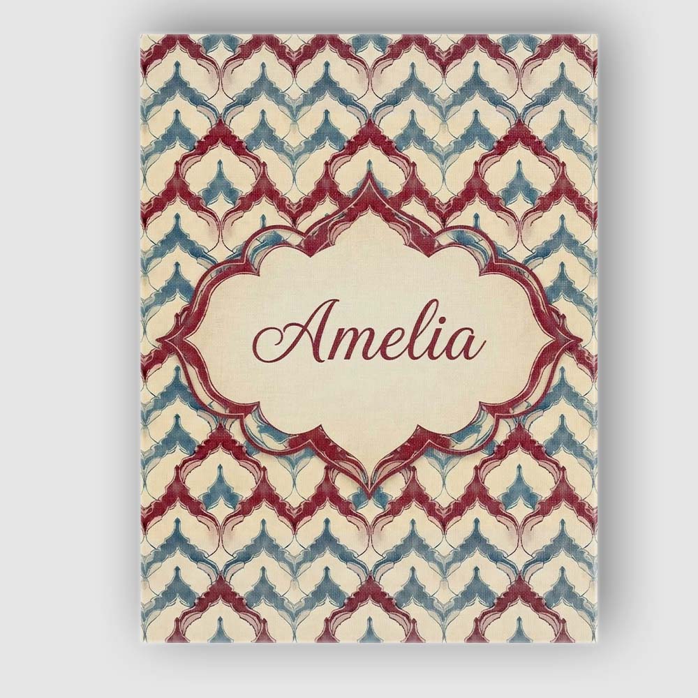 Personalised Name Soft Watercolor Abstract Custom Unique Gift Idea Elegant Feature Canvas Wall Art Print Decor Picture Ready to Hang