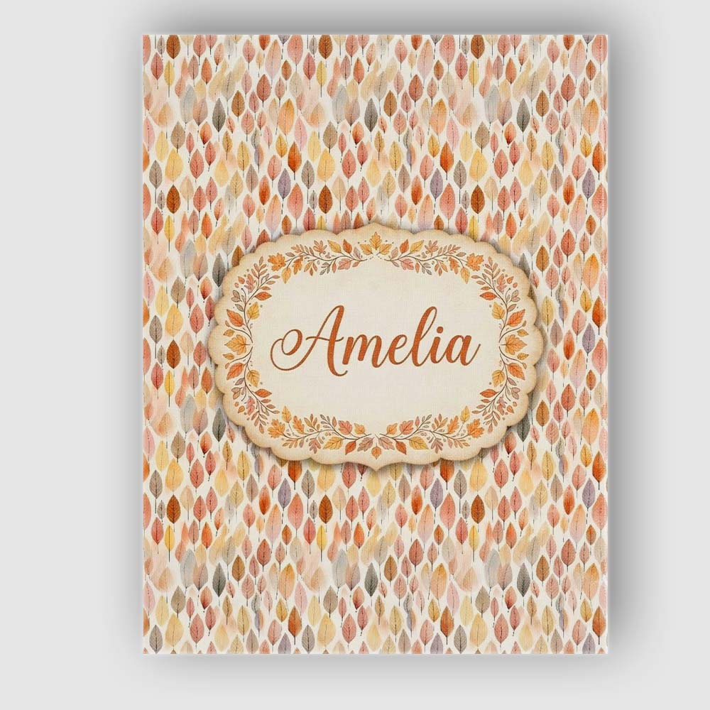 Personalised Name Soft Pastel Falling Custom Modern Room Accent Creative Decorator Style Canvas Wall Art Print Decor Picture Ready to Hang