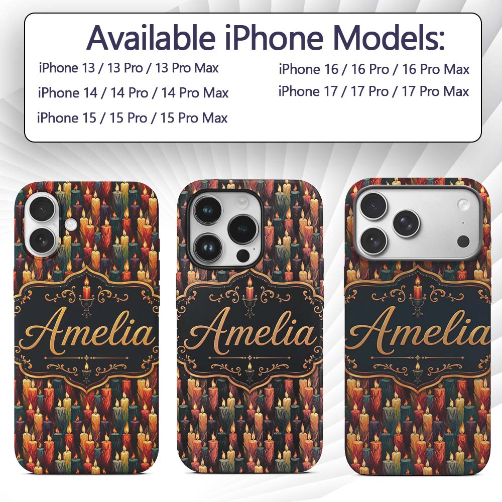 Vibrant Melted Wax Multicolor Printed Design Custom Name Protective Phone Case Mobile Cover Durable Everyday Smartphone Shock Resistant