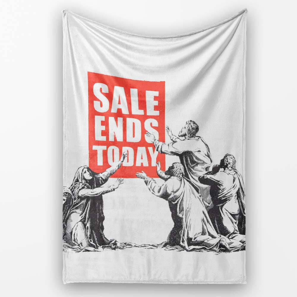 Sale Ends Today Crowd Satirical Monochrome Art, Lightweight Warm Gift, Comfortable Everyday Use - Super Soft Fleece Blanket Bed Sofa Throw