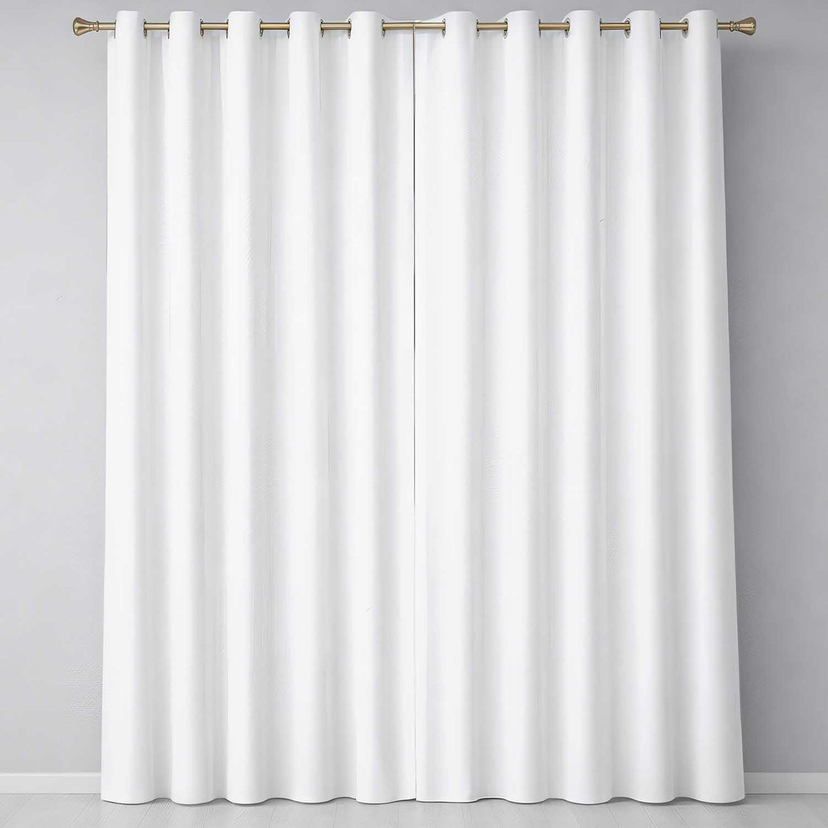 Grey Minimal Plain Background Subtle Texture Seamless Pattern Readymade Eyelet Ring Top Thermal 100% Blackout Curtains