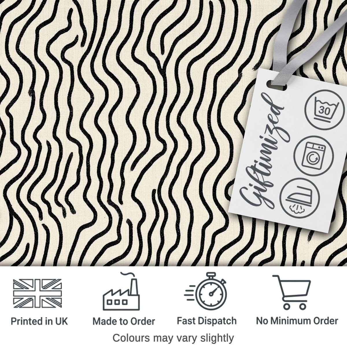 Abstract Cutout Grid Black Cream Modern Geometric Pattern Lovely Digital Print Material by the Metre UK Sewing Quilting Textile
