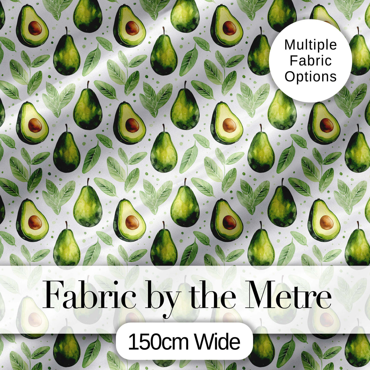 Minimal Avocado Green Aesthetic Pattern Stylish Everyday Lovely Digital Print Material by the Metre UK Sewing Quilting Textile