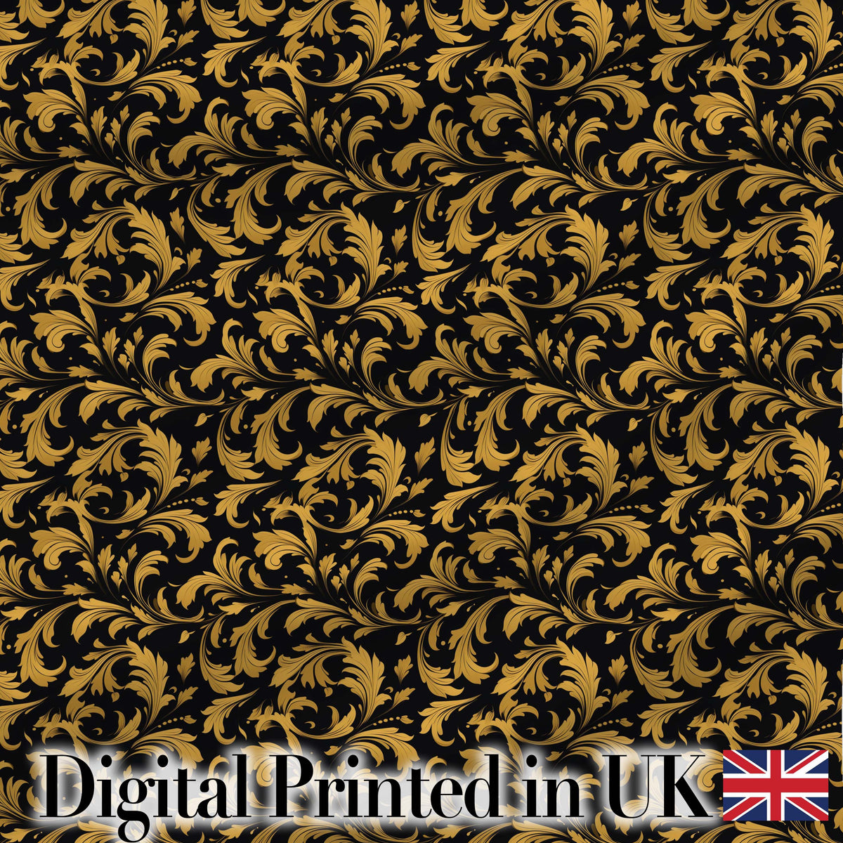 Antique Beige Floral Damask Seamless Pattern Vintage Classic Lovely Digital Print Material by the Metre UK Sewing Quilting Textile