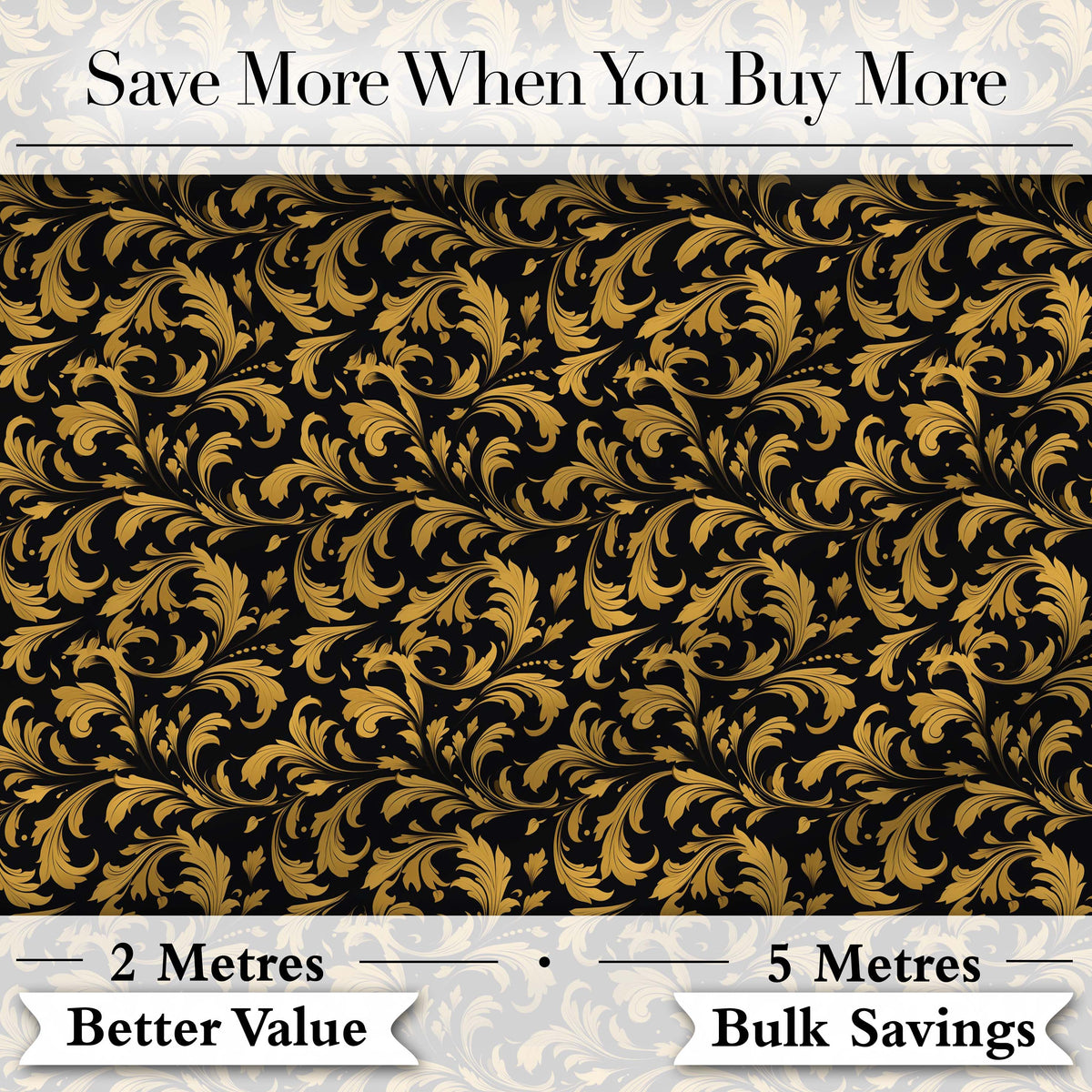 Antique Beige Floral Damask Seamless Pattern Vintage Classic Lovely Digital Print Material by the Metre UK Sewing Quilting Textile