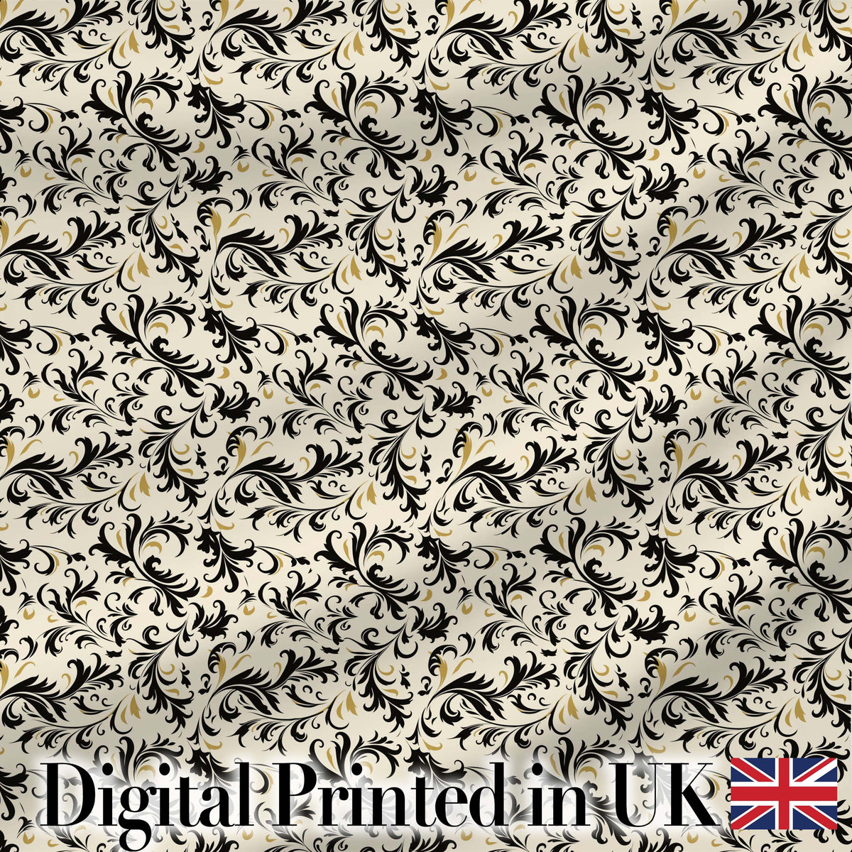 Soft Sage Green Damask Seamless Pattern Vintage Elegant Ornamental Digital Print Material by the Metre UK Sewing Quilting Textile