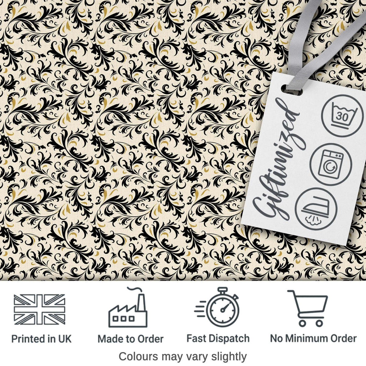 Soft Sage Green Damask Seamless Pattern Vintage Elegant Ornamental Digital Print Material by the Metre UK Sewing Quilting Textile