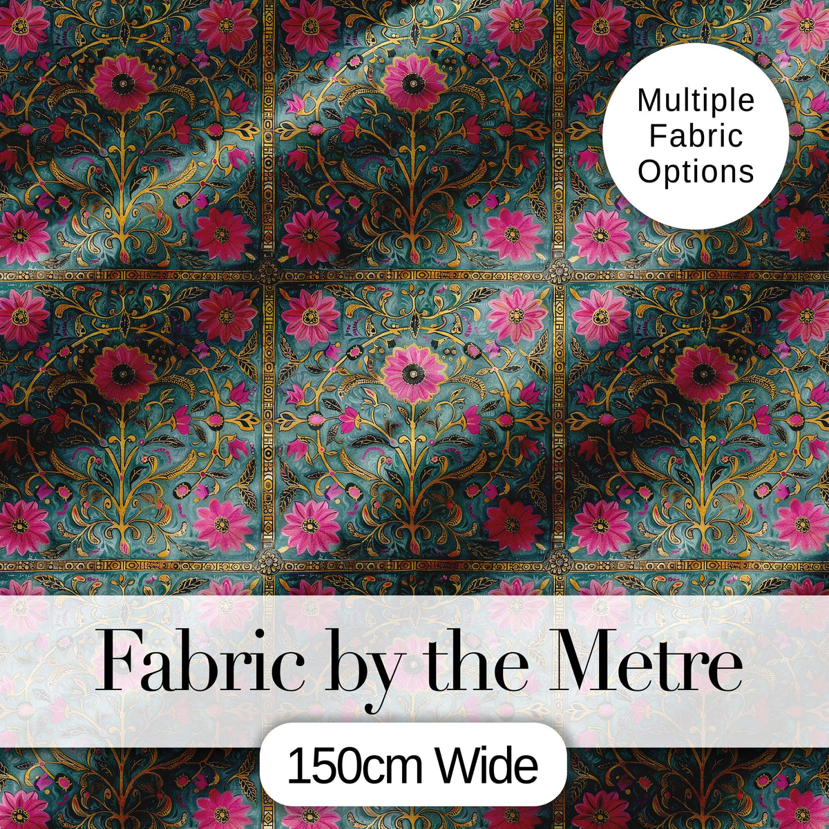 Cute Dolphin Stingray Starfish Cartoon Sea Life Pattern Black Lovely Digital Print Material by the Metre UK Sewing Quilting Textile