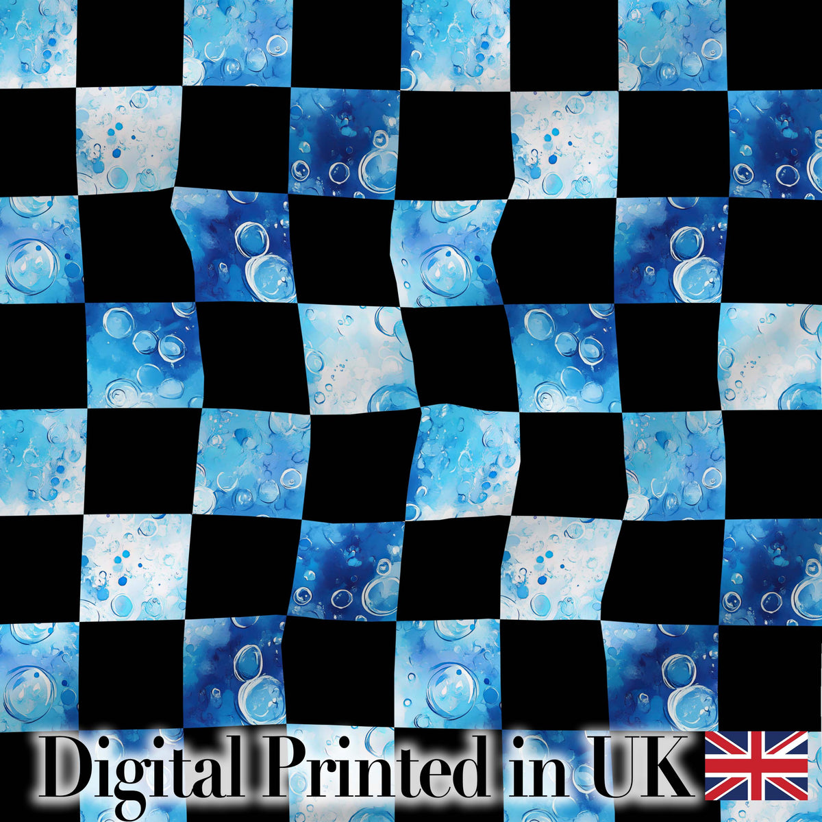 Bright Colorful Bubble Abstract Seamless Pattern Cute Unique Gift Digital Print Material by the Metre UK Sewing Quilting Textile