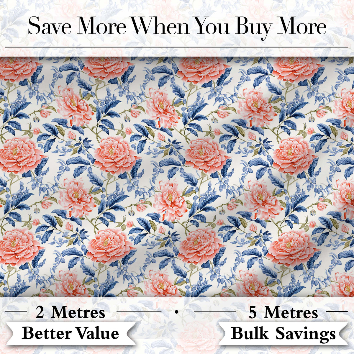 Neutral Beige Vintage Floral Botanical Seamless Pattern Lovely Digital Print Material by the Metre UK Sewing Quilting Textile