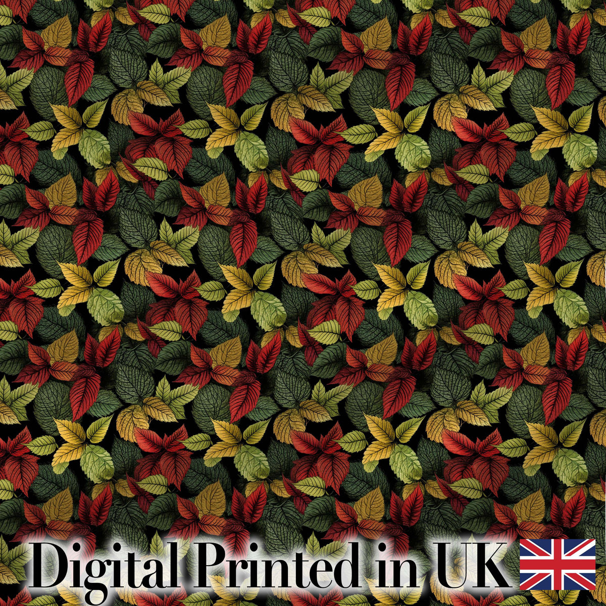Light Pastel Botanical Leaves Elegant Seamless Pattern Lovely Digital Print Material by the Metre UK Sewing Quilting Textile