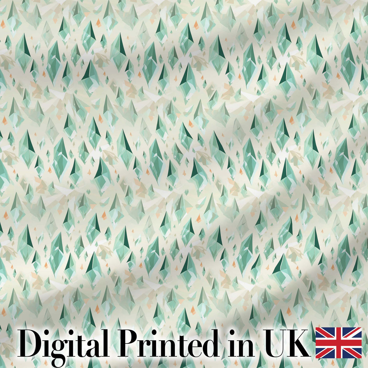 Dark Galaxy Gemstone Sparkle Seamless Pattern Stylish Everyday Digital Print Material by the Metre UK Sewing Quilting Textile