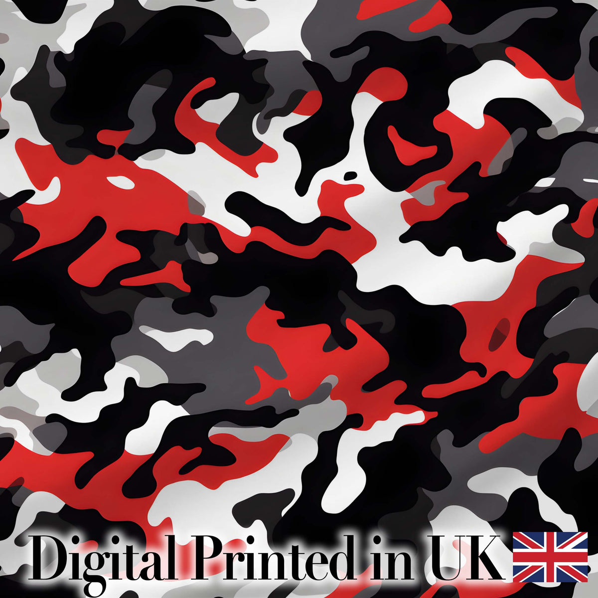 Multi Tone Woodland Camouflage Seamless Pattern Perfect Gift for Her Digital Print Material by the Metre UK Sewing Quilting Textile