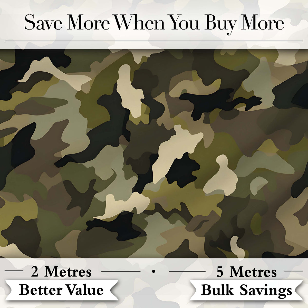 Deep Forest Camouflage Seamless Pattern Stylish Everyday Lovely Digital Print Material by the Metre UK Sewing Quilting Textile