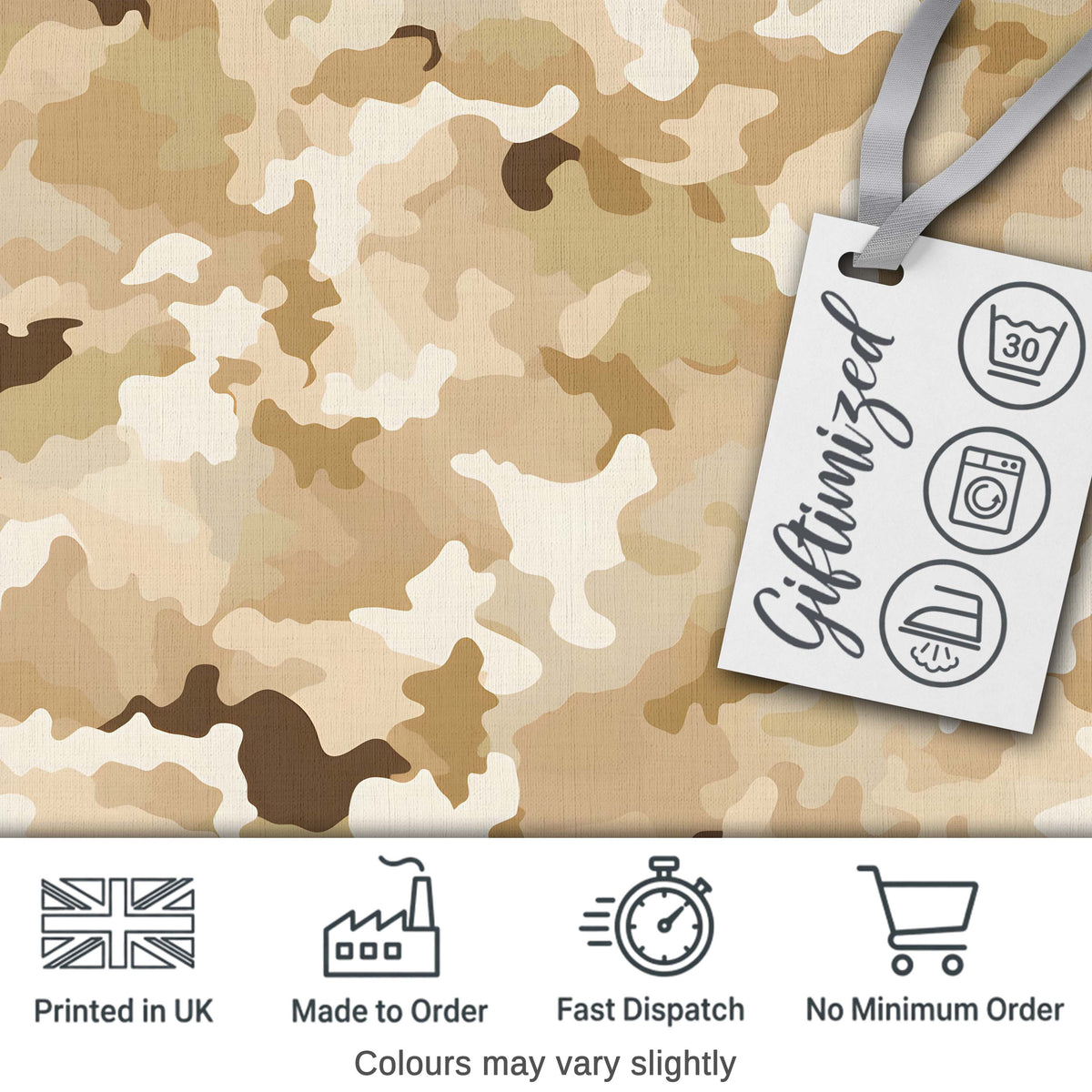 Rich Woodland Green Camouflage Seamless Pattern Beautiful Coffee Cup Digital Print Material by the Metre UK Sewing Quilting Textile