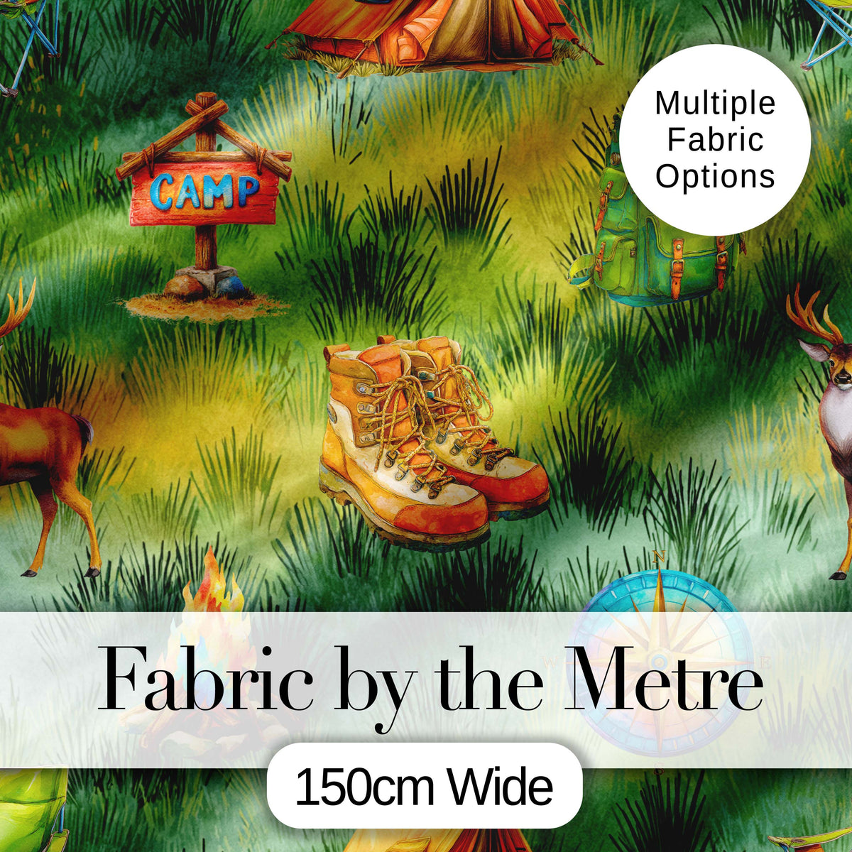 Christmas Ornaments Birds Festive Seamless Pattern Cute Unique Gift Digital Print Material by the Metre UK Sewing Quilting Textile