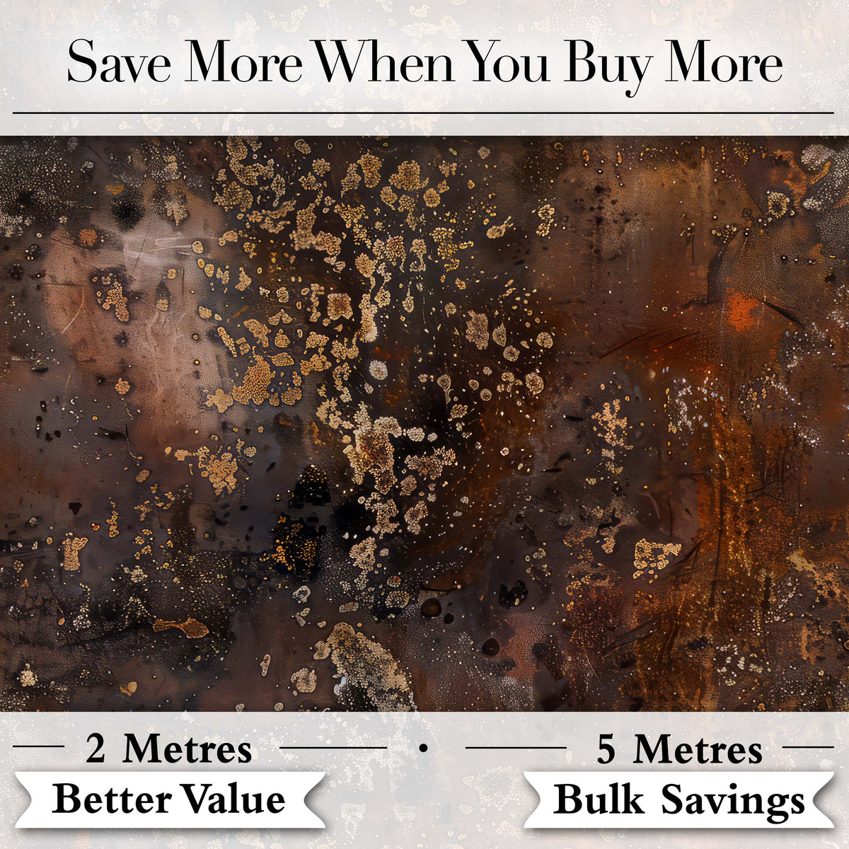 Urban Grunge Rust Texture Seamless Pattern Distressed Industrial Design Digital Print Fabric by the Metre UK Sewing Quilting Textile