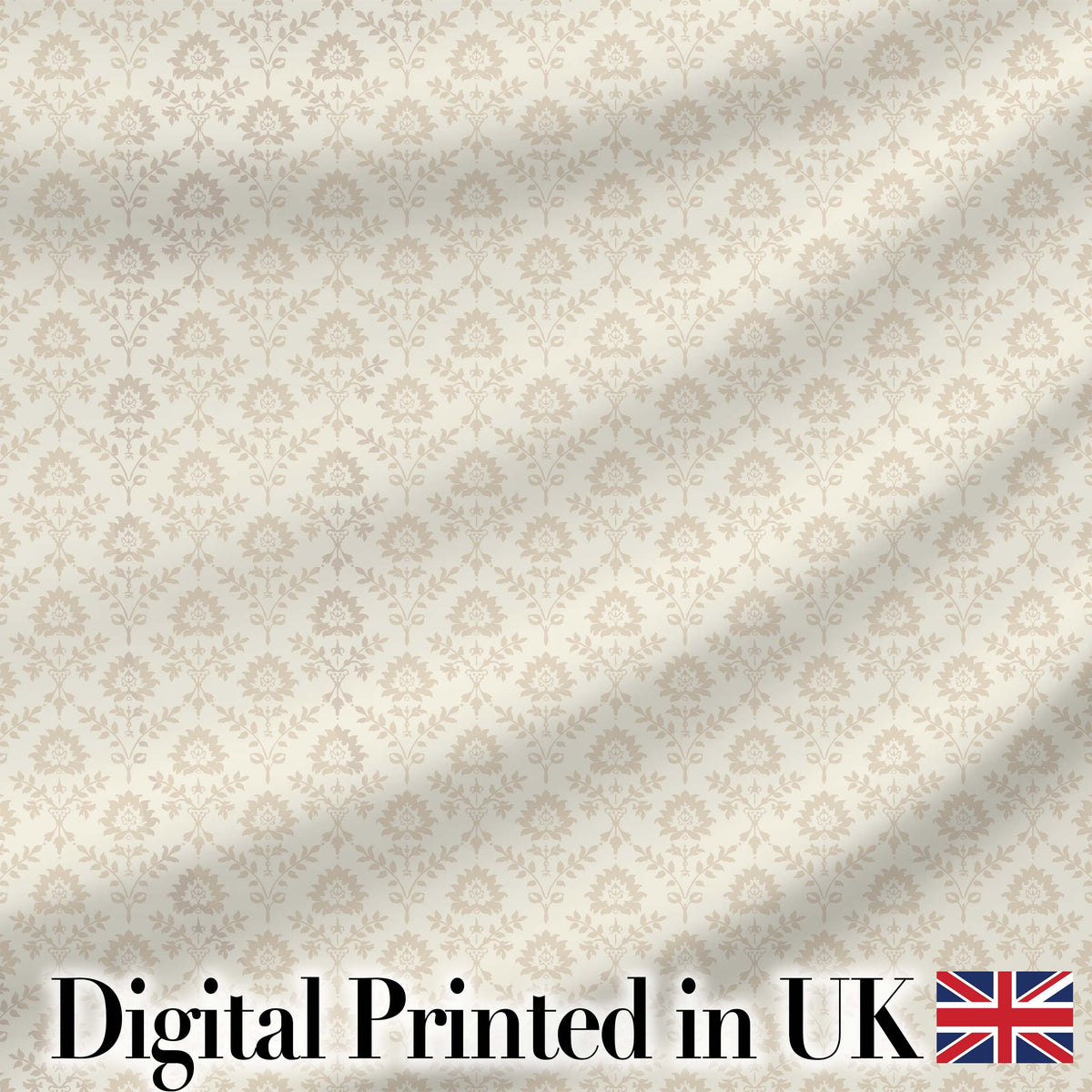 Soft Neutral Floral Bouquet Repeating Seamless Pattern Digital Print Fabric by the Metre UK Sewing Quilting Textile