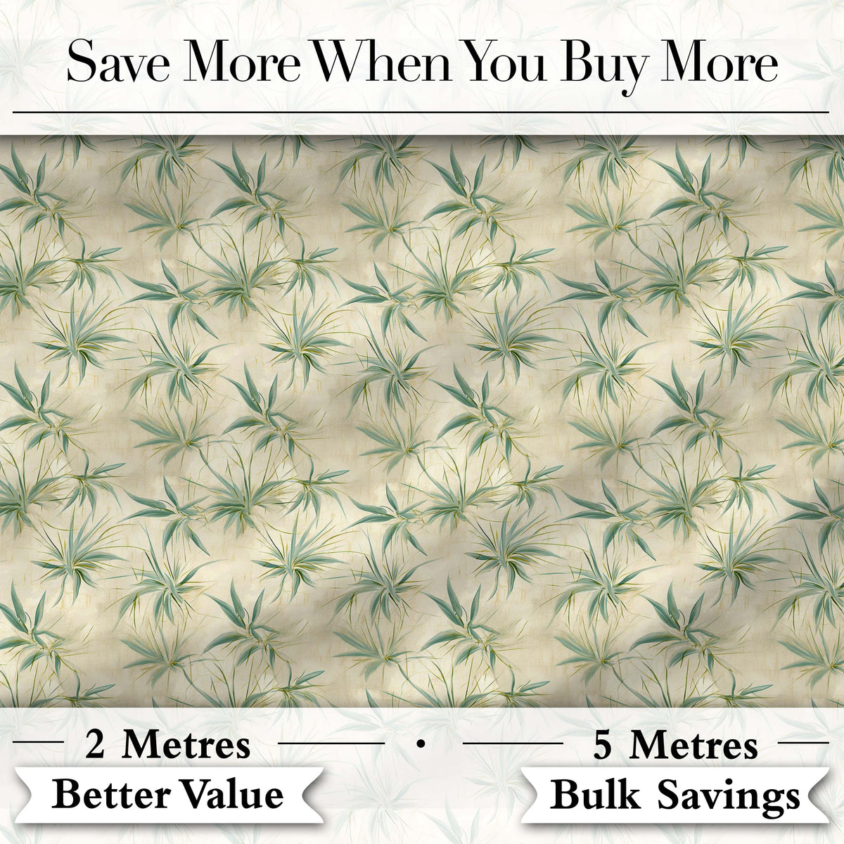 Vintage Potted Houseplants Rustic Wall Seamless Pattern Digital Print Fabric by the Metre UK Sewing Quilting Textile