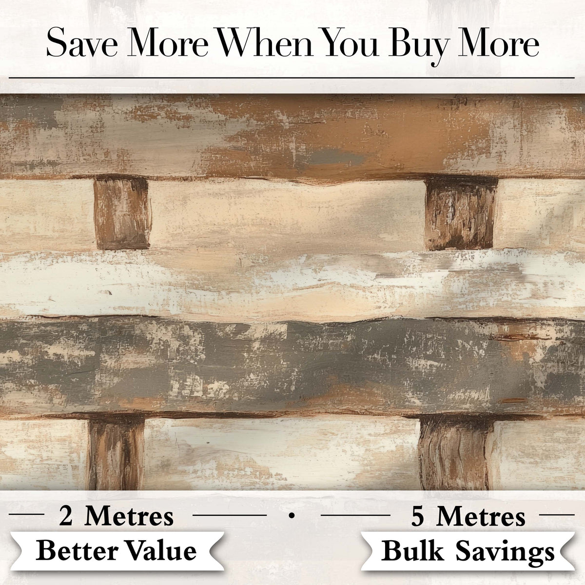 Rustic Wooden Plank Texture Farmhouse Style Seamless Pattern Digital Print Fabric by the Metre UK Sewing Quilting Textile