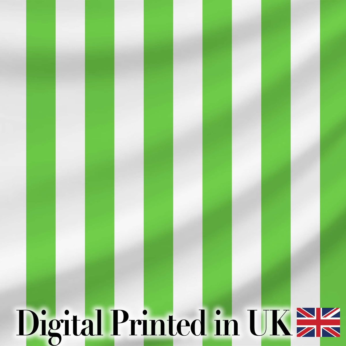 Simple Green And White Vertical Stripe Seamless Pattern Minimal Fabric Digital Print Fabric by the Metre UK Sewing Quilting Textile