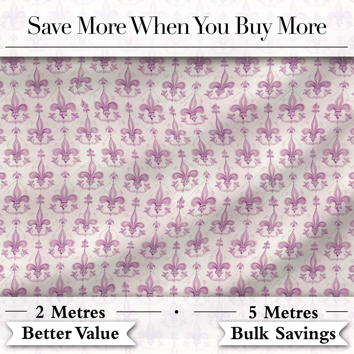 Pastel Purple Decorative Damask Pattern Elegant Repeat Design Digital Print Fabric by the Metre UK Sewing Quilting Textile
