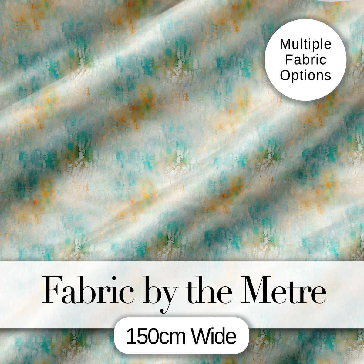 Light Aqua Marble Texture Seamless Pattern Soft Elegant Abstract Design Digital Print Fabric by the Metre UK Sewing Quilting Textile
