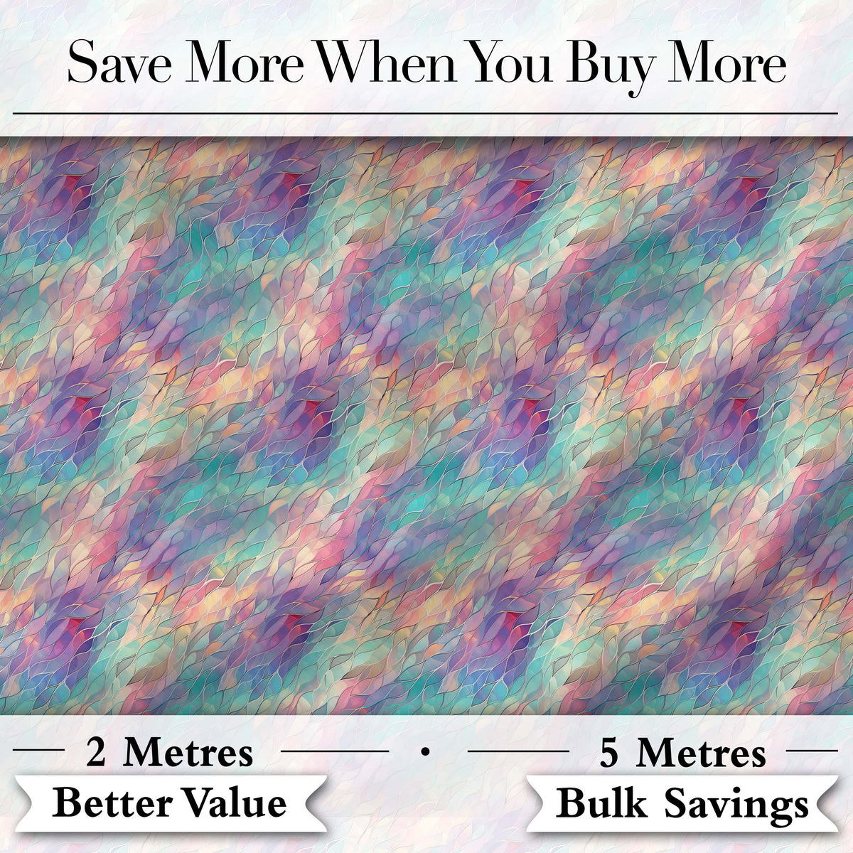 Colorful Abstract Flowing Lines Seamless Pattern Modern Artistic Texture Digital Print Fabric by the Metre UK Sewing Quilting Textile