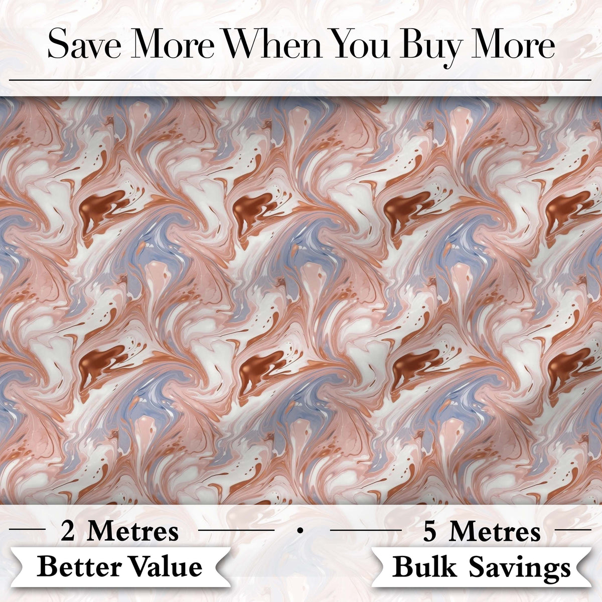 Soft Pastel Marble Swirl Abstract Seamless Pattern Elegant Fluid Art Digital Print Fabric by the Metre UK Sewing Quilting Textile