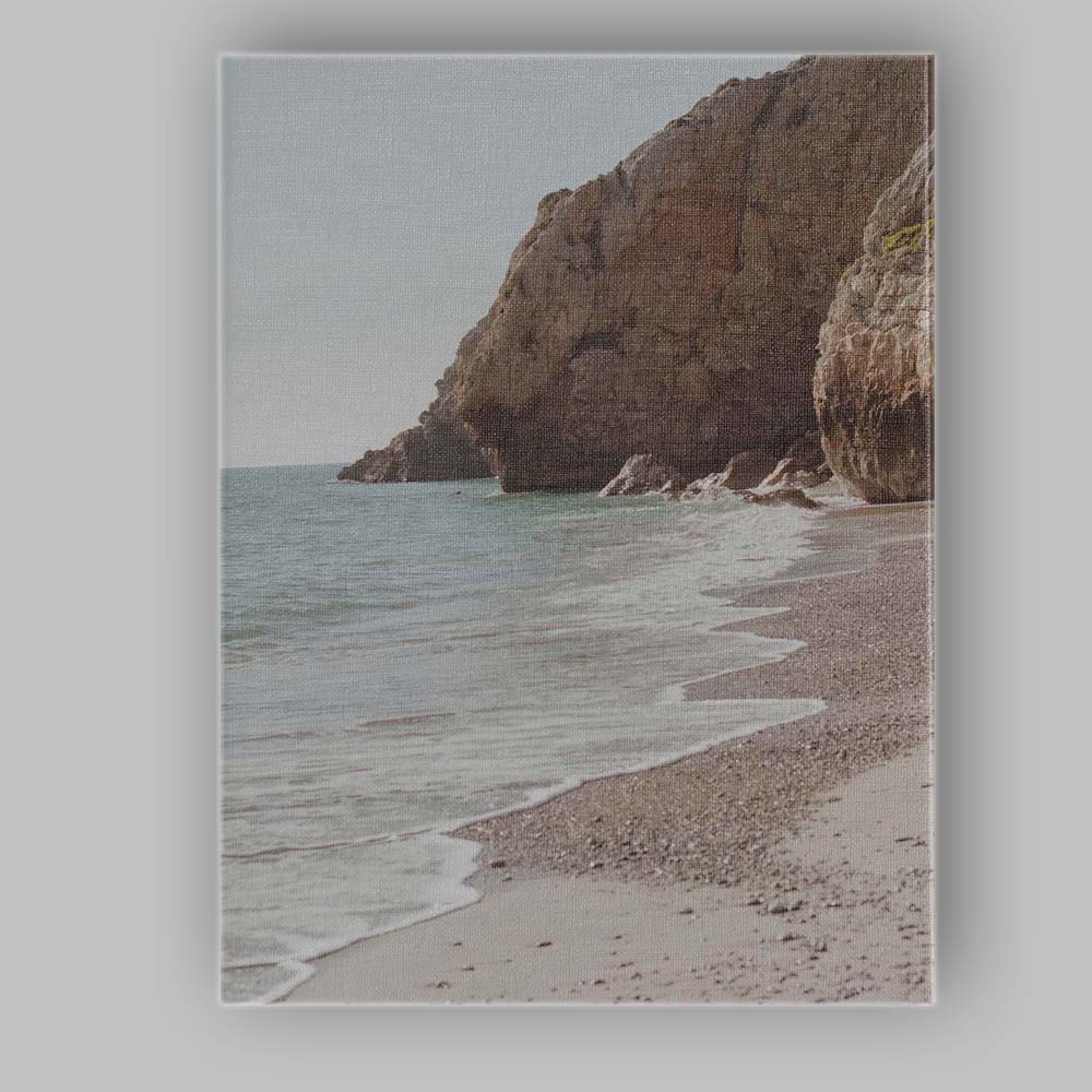 Rocky Coastal Beach Shoreline Seascape Photography Canvas Wall Art Print Decor Picture Ready to Hang
