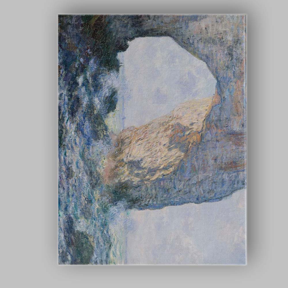 Claude Monet Coastal Rock Arch Impressionist Seascape Canvas Wall Art Print Decor Picture Ready to Hang