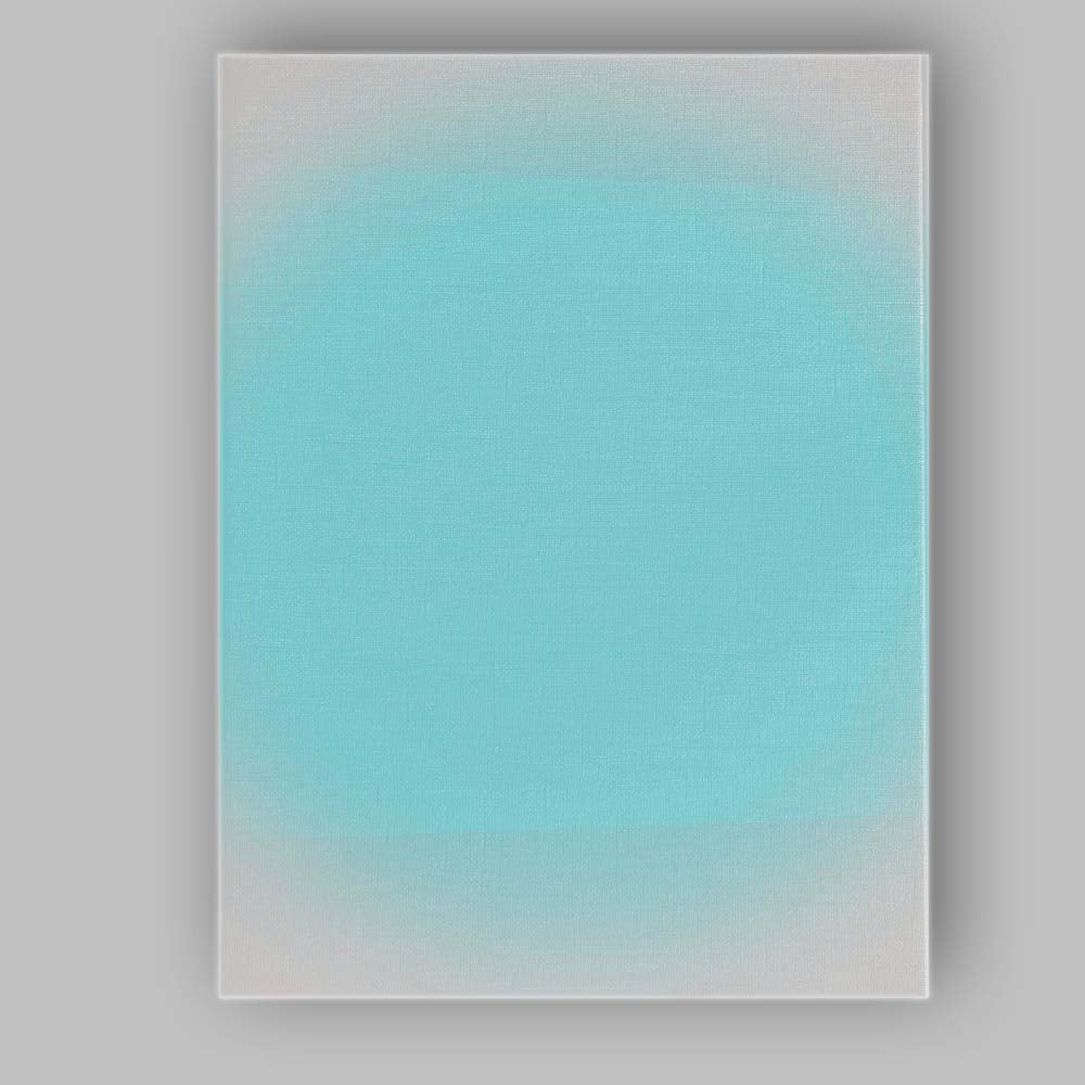 Soft Aqua Blue Minimalist Colour Block Canvas Wall Art Print Decor Picture Ready to Hang