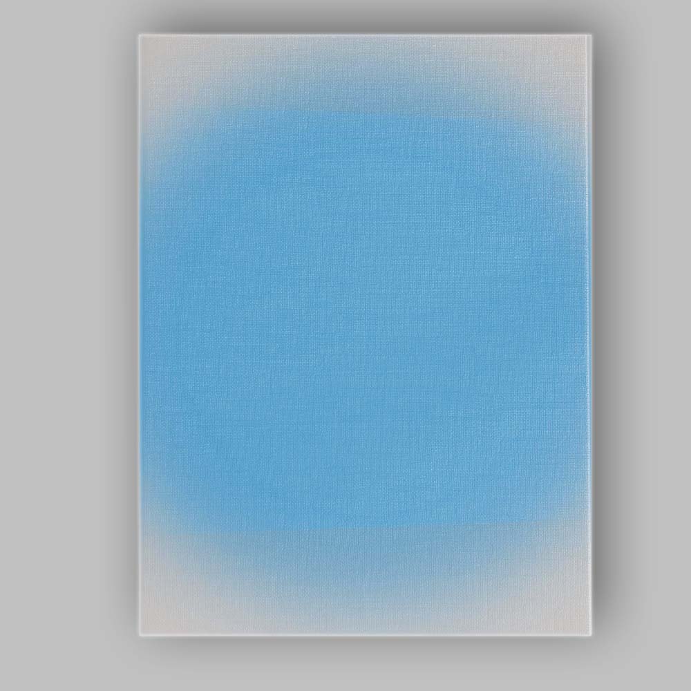 Sky Blue Minimalist Colour Gradient Canvas Wall Art Print Decor Picture Ready to Hang