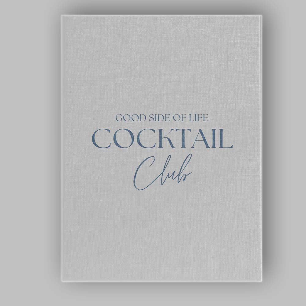 Good Side Of Life Cocktail Club Elegant Typography Canvas Wall Art Print Decor Picture Ready to Hang