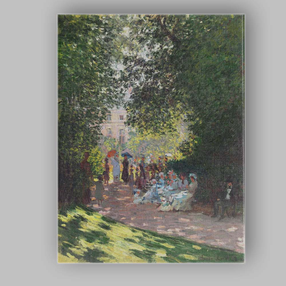 Impressionist Garden Party Park Café Scene Painting Canvas Wall Art Print Decor Picture Ready to Hang