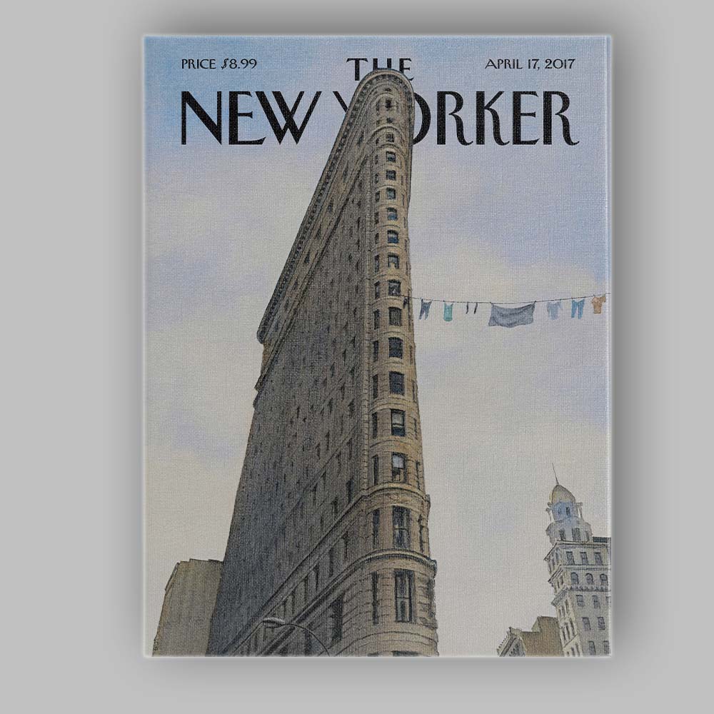 Historic Flatiron Building City Architecture Canvas Wall Art Print Decor Picture Ready to Hang