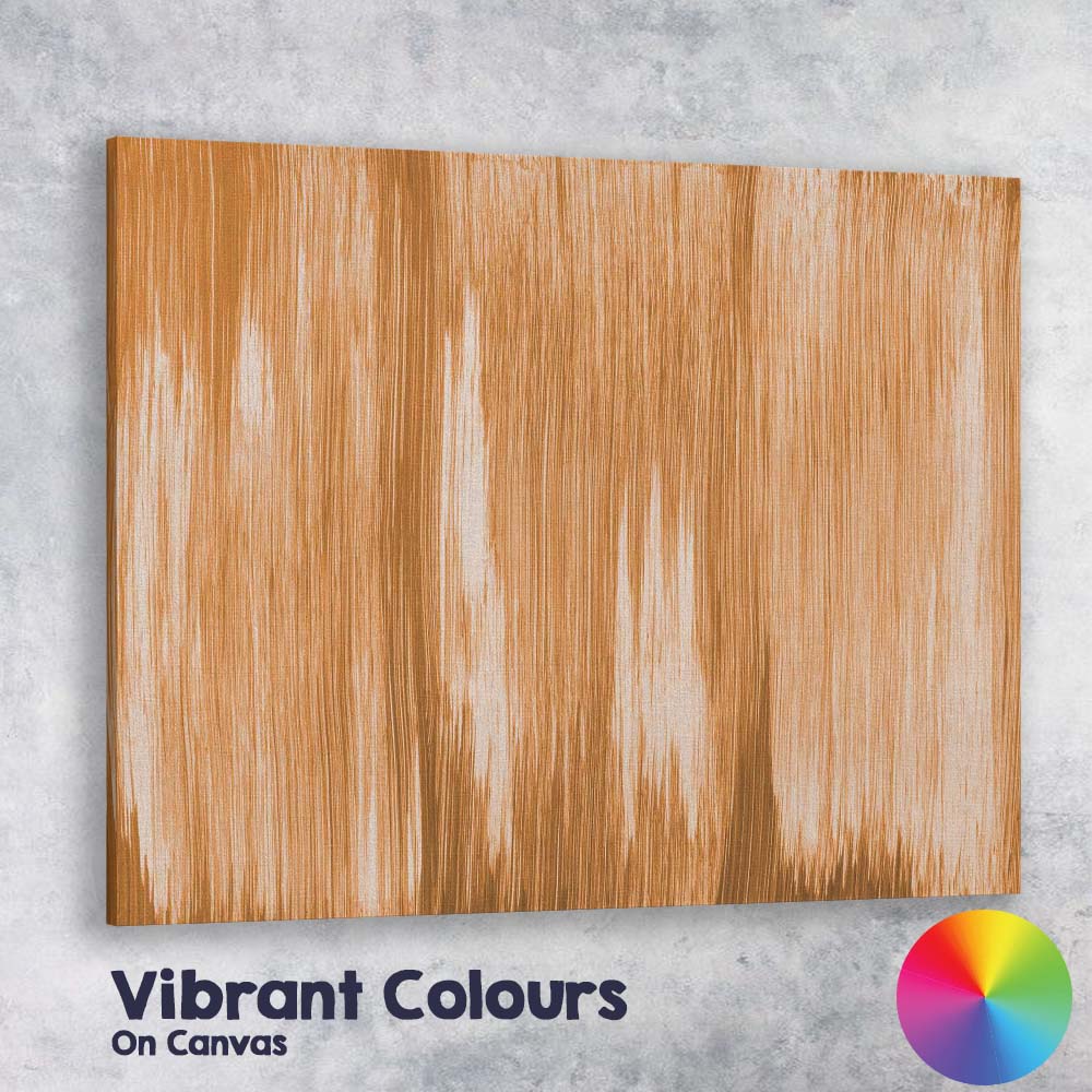 Abstract Copper Vertical Brushstroke Texture Canvas Wall Art Print Decor Picture Ready to Hang