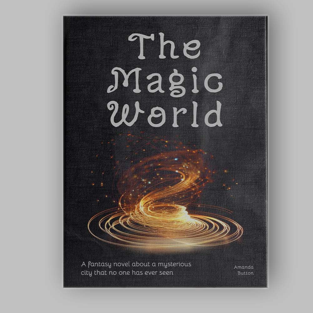 Mystical Magic World Fantasy Book Cover Style Canvas Wall Art Print Decor Picture Ready to Hang