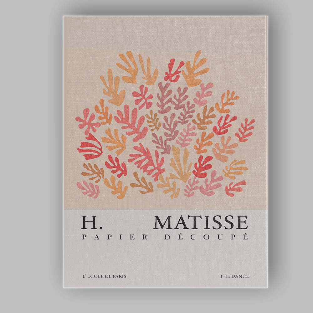 Henri Matisse Paper Cut Botanical Leaves Exhibition Canvas Wall Art Print Decor Picture Ready to Hang