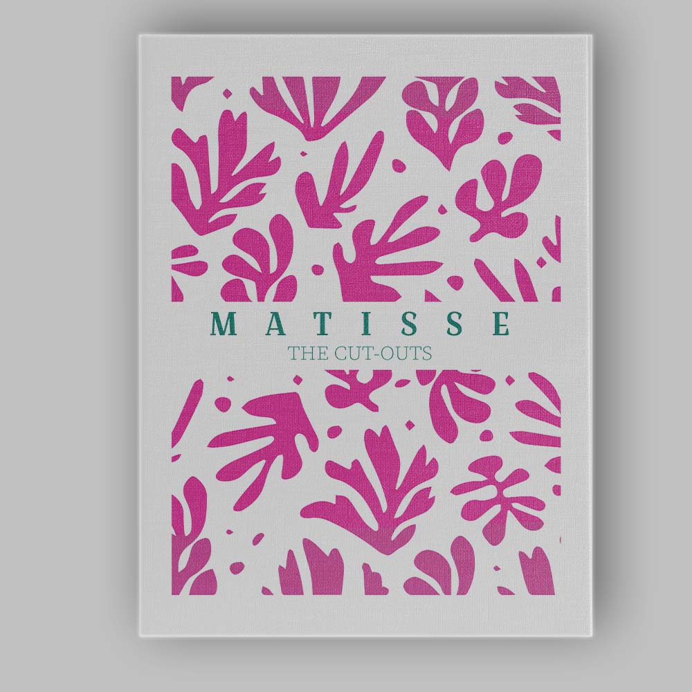 Henri Matisse Pink Botanical Cut Outs Exhibition Style Canvas Wall Art Print Decor Picture Ready to Hang